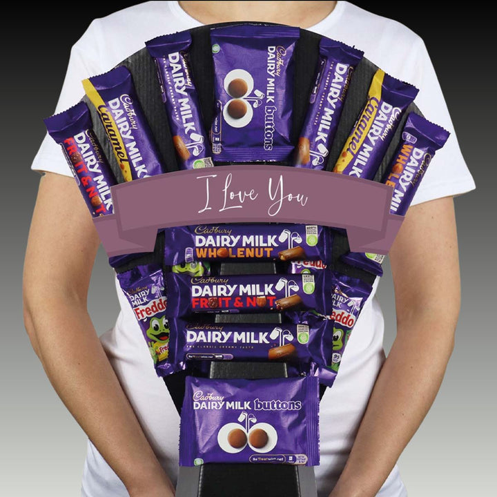 Dairy Milk Selection Chocolate Bouquet - part of the Gifts Finder  collection