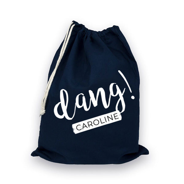 Dang Drawstring Bag (Personalised Drawstring Bags) available to buy now at www.giftsfinder.co.uk