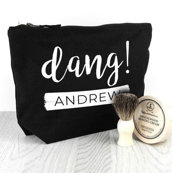 Dang Wash Bag (Personalised Wash Bags) available to buy now at www.giftsfinder.co.uk