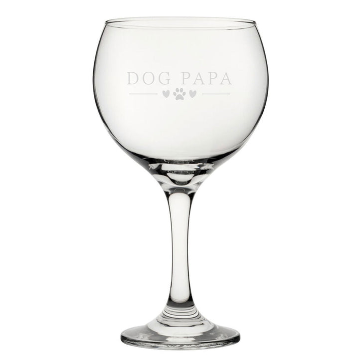 Dog Mama - Engraved Novelty Gin Balloon Cocktail Glass - available to buy online at www.giftsfinder.co.uk