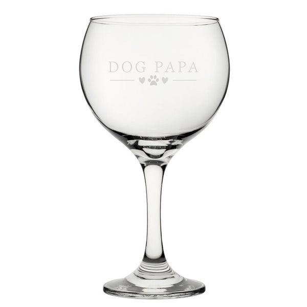 Dog Mama - Engraved Novelty Gin Balloon Cocktail Glass (Stemware) available to buy now at www.giftsfinder.co.uk