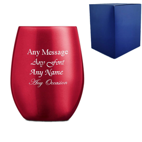 Engraved 12.75oz Primarific Red Tumbler (Tumblers) available to buy now at www.giftsfinder.co.uk