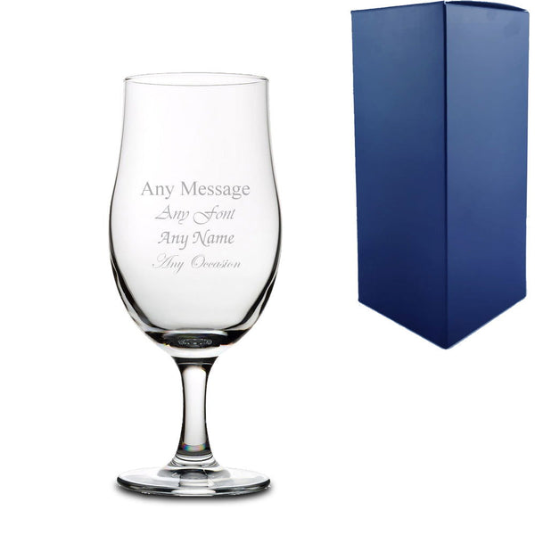 Engraved 13oz Stemmed Glass with Gift Box () available to buy now at www.giftsfinder.co.uk