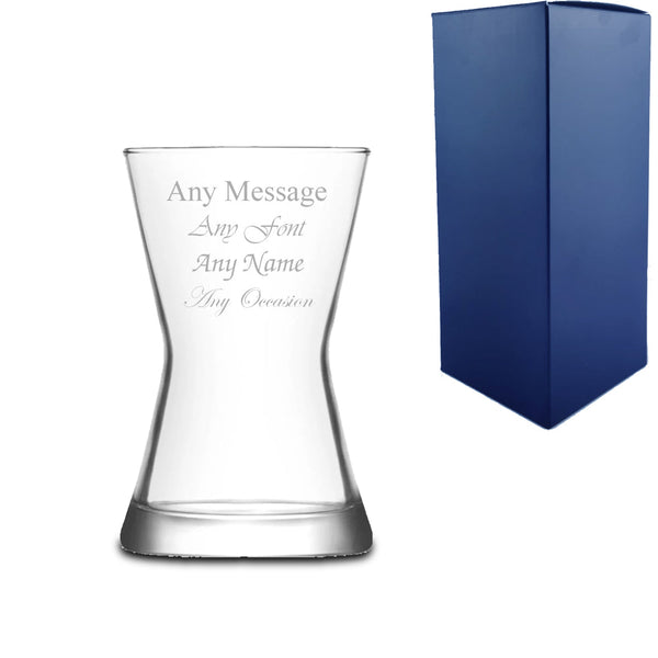 Engraved 140ml Contemporary Tea Glass With Gift Box - available to buy online at www.giftsfinder.co.uk