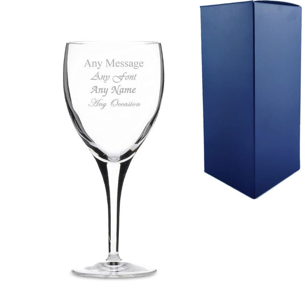 Engraved 190ml Michelangelo White Wine Glass With Gift Box (Stemware) available to buy now at www.giftsfinder.co.uk