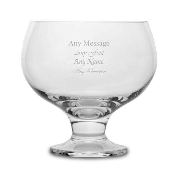 Engraved 19cm Handmade Round Footed Comport - available to buy online at www.giftsfinder.co.uk