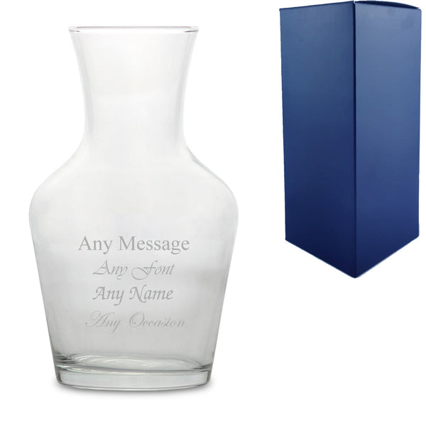 Engraved 1 Litre A Vin Carafe or Vase - available to buy online at www.giftsfinder.co.uk