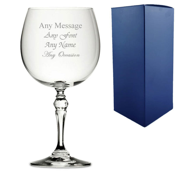 Engraved 22oz Bar Gin Balloon Glass () available to buy now at www.giftsfinder.co.uk