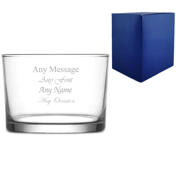 Engraved 240ml Bodega Whiskey Glass With Gift Box - available to buy online at www.giftsfinder.co.uk