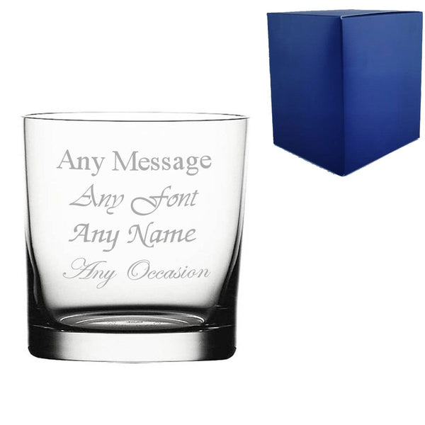 Engraved 240ml Toscana Whisky Tumbler With Gift Box (Tumblers) available to buy now at www.giftsfinder.co.uk