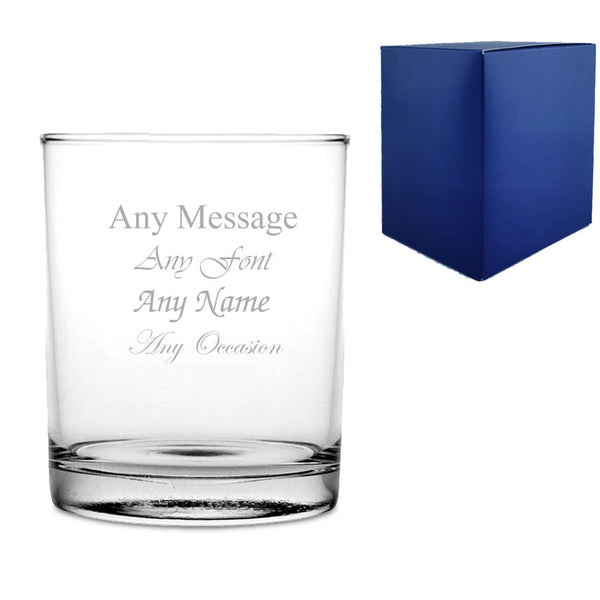 Engraved 280ml Classic Tumbler With Gift Box - available to buy online at www.giftsfinder.co.uk