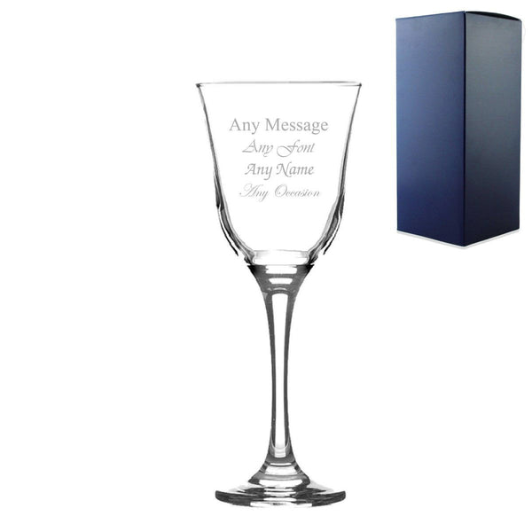 Engraved 295ml Tromba Red Wine Glass with Gift Box (Stemware) available to buy now at www.giftsfinder.co.uk