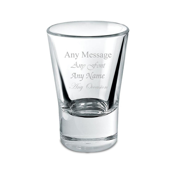 Engraved 35Ml Conical Shot Glass ()