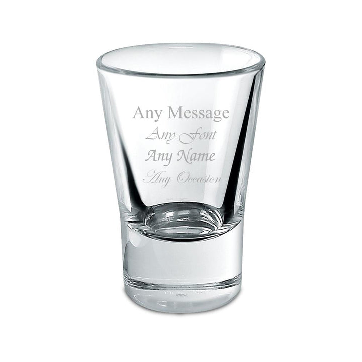 Engraved 35Ml Conical Shot Glass - part of the  collection