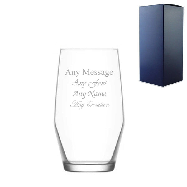 Engraved 495ml Ella Highball Glass with Gift Box () available to buy now at www.giftsfinder.co.uk