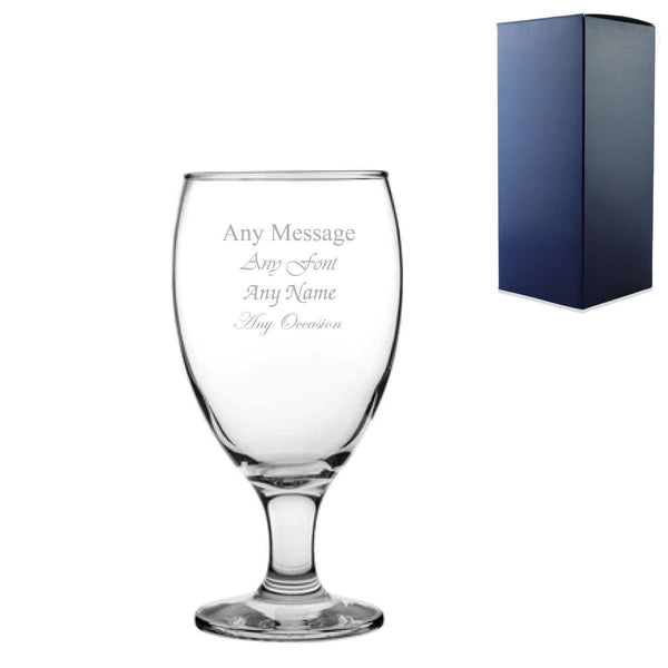 Engraved 590ml Classic Snifter Beer Glass with Gift Box () available to buy now at www.giftsfinder.co.uk