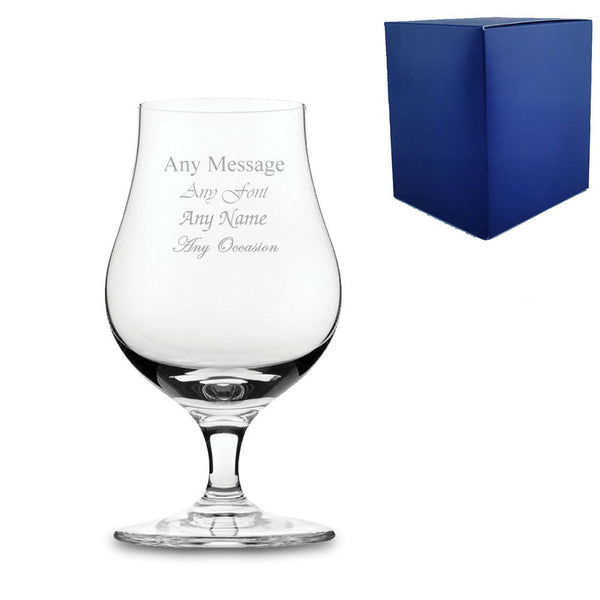 Engraved 6.75oz Single Malt Whiskey Tasting Glass with Gift Box () available to buy now at www.giftsfinder.co.uk