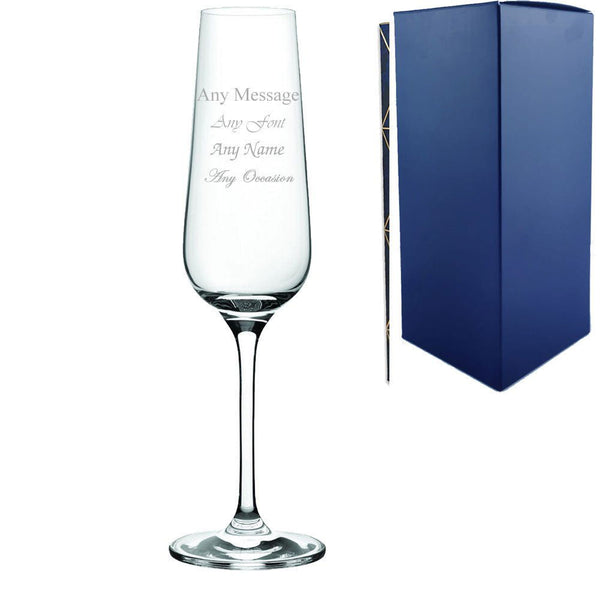 Engraved 6oz Invitation Champagne Flute (Stemware) available to buy now at www.giftsfinder.co.uk