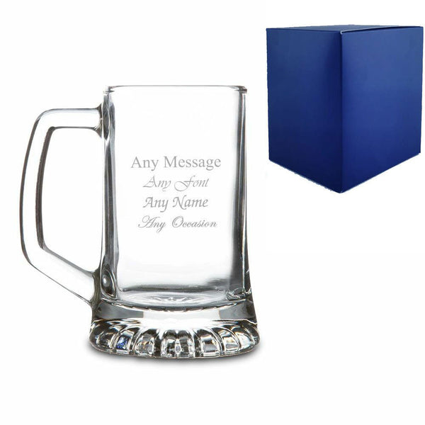 Engraved 9.5oz Stern Tankard with Gift Box (Beer Glasses) available to buy now at www.giftsfinder.co.uk