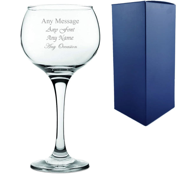 Engraved Ambassador Balloon Gin Glass (Stemware) available to buy now at www.giftsfinder.co.uk