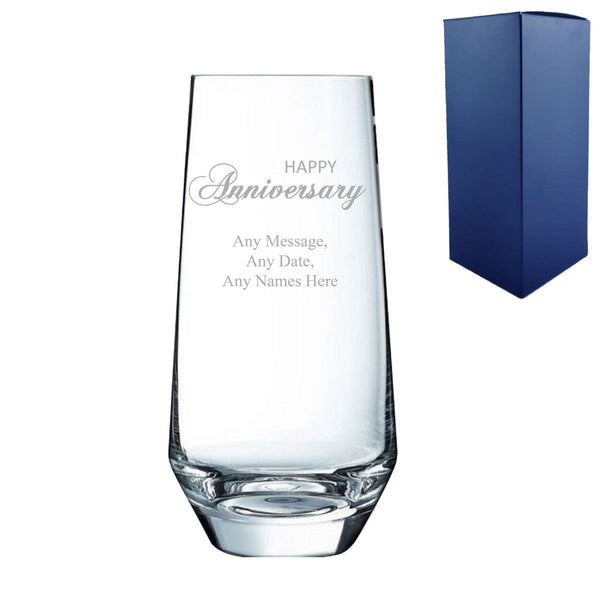 Engraved Anniversary Lima Hiball, Gift Boxed (Tumblers) available to buy now at www.giftsfinder.co.uk