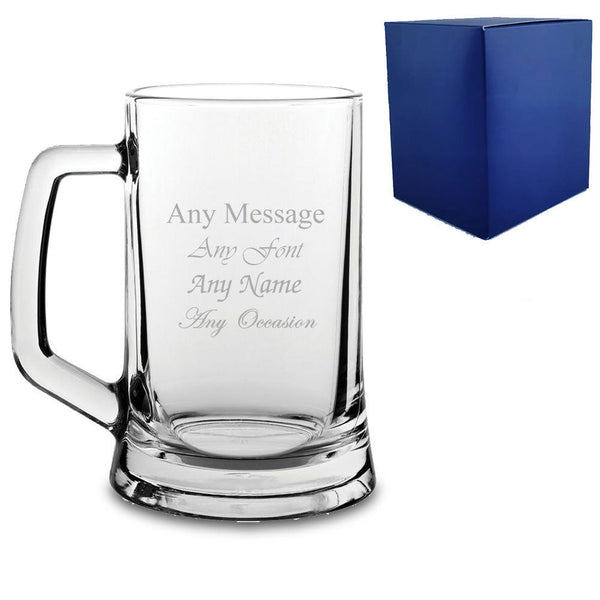 Engraved Beer Mug Tankard 23.25oz (Beer Glasses) available to buy now at www.giftsfinder.co.uk