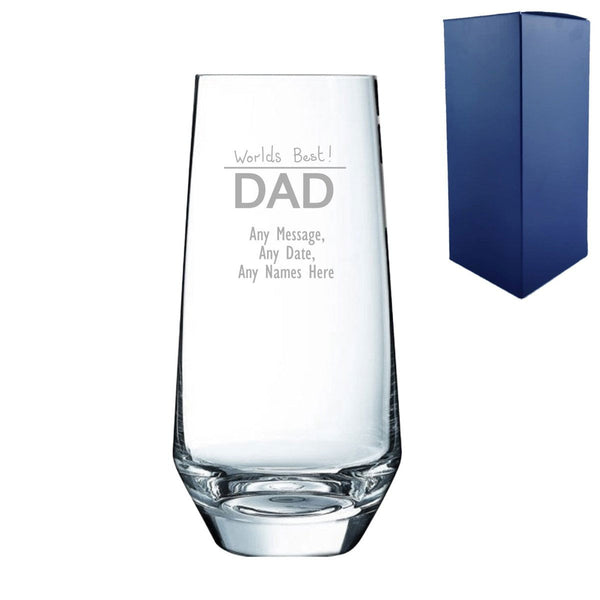 Engraved Fathers Day Lima Hiball, Gift Boxed (Tumblers) available to buy now at www.giftsfinder.co.uk