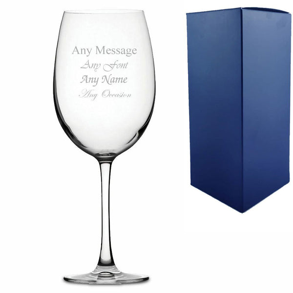 Engraved Giant Wine Glass, Can Hold 1 Bottle of Wine (Stemware) available to buy now at www.giftsfinder.co.uk