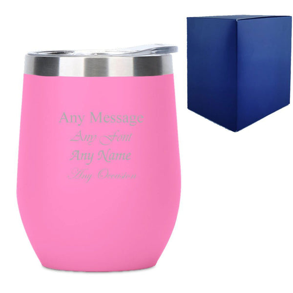 Engraved Neon Pink Insulated Travel Cup () available to buy now at www.giftsfinder.co.uk