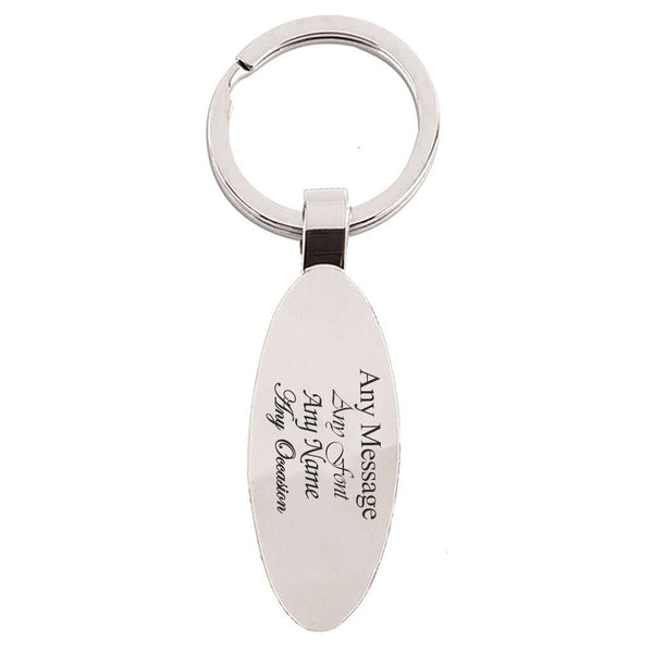 Engraved Oval Bottle Opener Keyring (Keychains) available to buy now at www.giftsfinder.co.uk