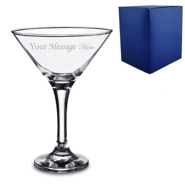 Engraved Petite Martini Glass () available to buy now at www.giftsfinder.co.uk