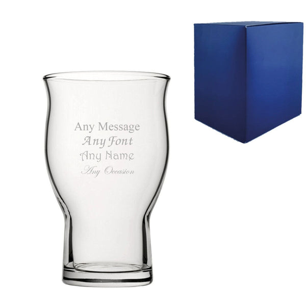 Engraved Pint Glass, Revival 20oz Beer Glass, Gift Boxed (Beer Glasses) available to buy now at www.giftsfinder.co.uk