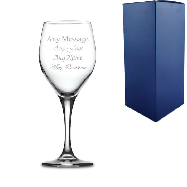 Engraved Primeur Goblet 11.25oz, With Gift Box () available to buy now at www.giftsfinder.co.uk