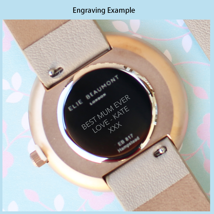 Personalised Elie Beaumont of London Bayswater Stone Ladies Watch - Wear We Met