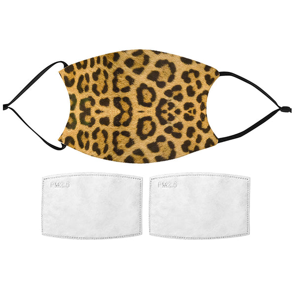 Printed Face Mask - Classic Leopard Pattern Design