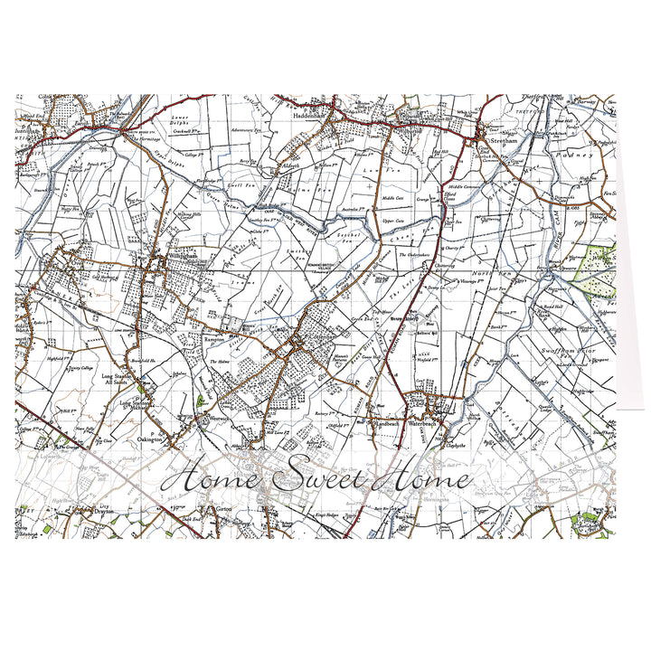 Buy Personalised 1945 - 1948 New Popular Map Card available now at www.giftsfinder.co.uk