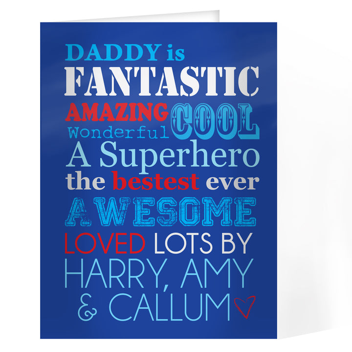 Personalised He Is...Card - part of the Gifts Finder Personalised Cards collection