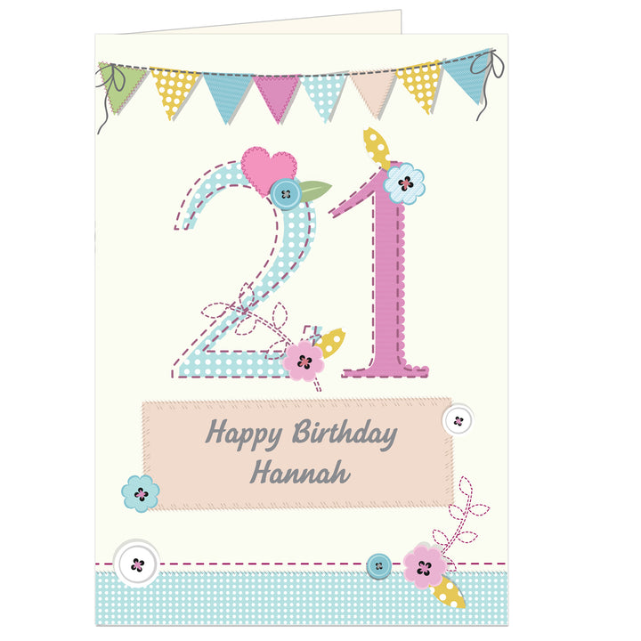 Buy Personalised Birthday Craft Card available now at www.giftsfinder.co.uk