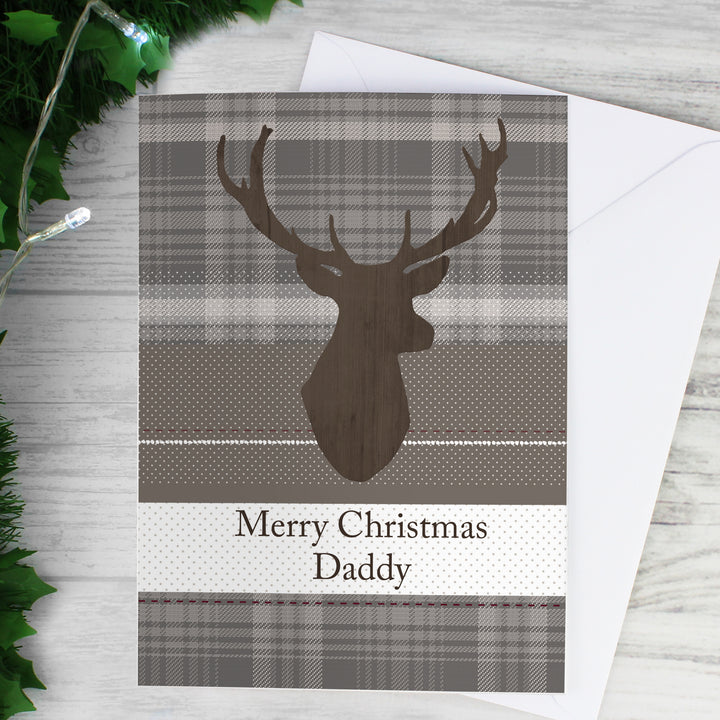 Buy Personalised Highland Stag Card at www.giftsfinder.co.uk