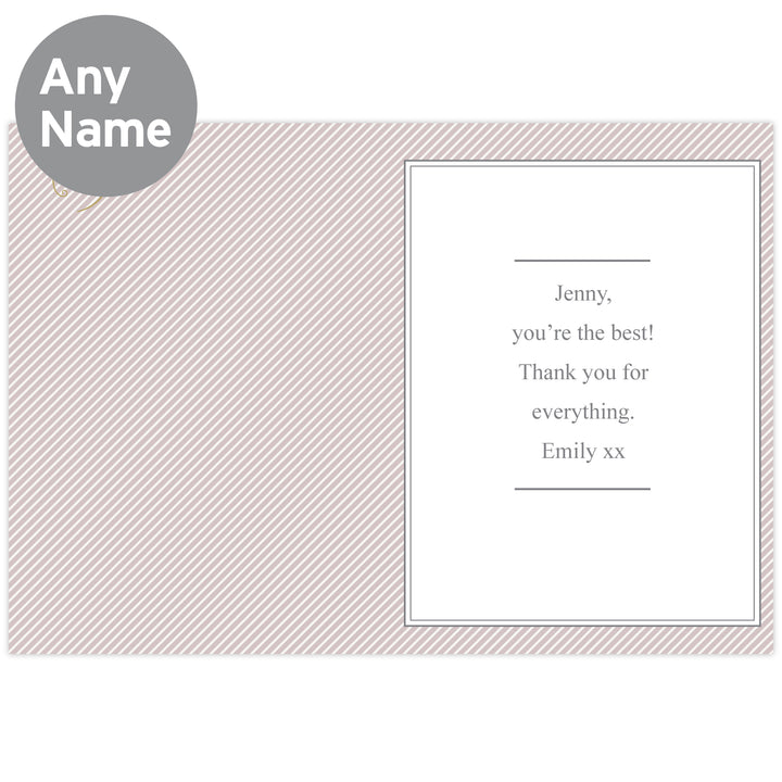 Buy Personalised I Am Glad... Godmother Card at www.giftsfinder.co.uk