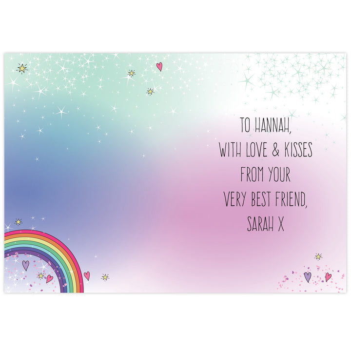 Buy Personalised Unicorn Card at www.giftsfinder.co.uk