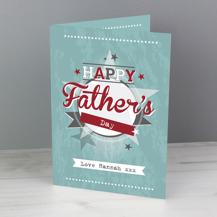 Personalised 50S Retro Card - part of the Gifts Finder Personalised Cards collection