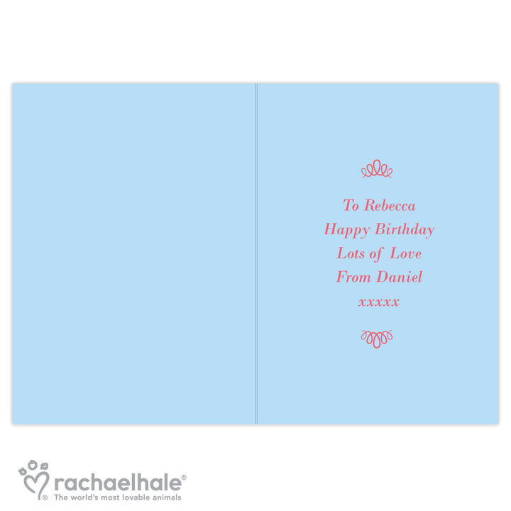 Buy Personalised Rachael Hale Fabulous Birthday Card at www.giftsfinder.co.uk