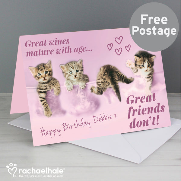 Buy Personalised Rachael Hale 'Great Friends' Card at www.giftsfinder.co.uk