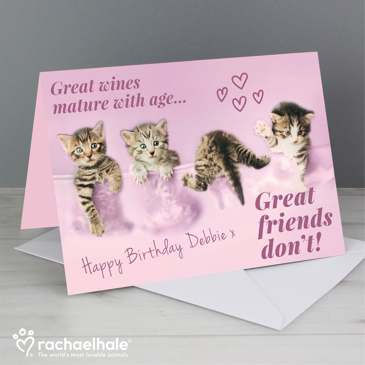 Buy Personalised Rachael Hale 'Great Friends' Card at www.giftsfinder.co.uk