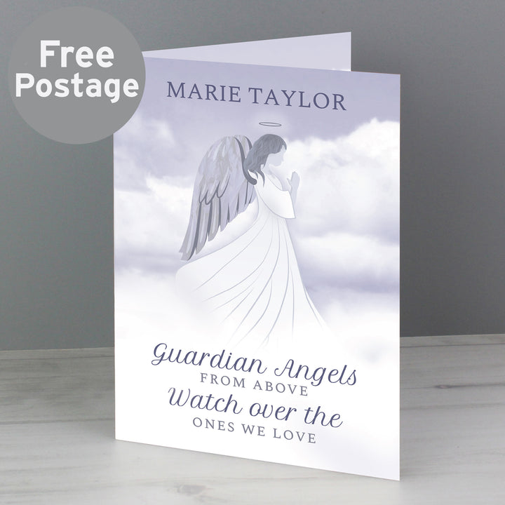 Buy Personalised Guardian Angel Card at www.giftsfinder.co.uk