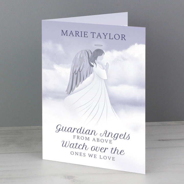 Buy Personalised Guardian Angel Card at www.giftsfinder.co.uk