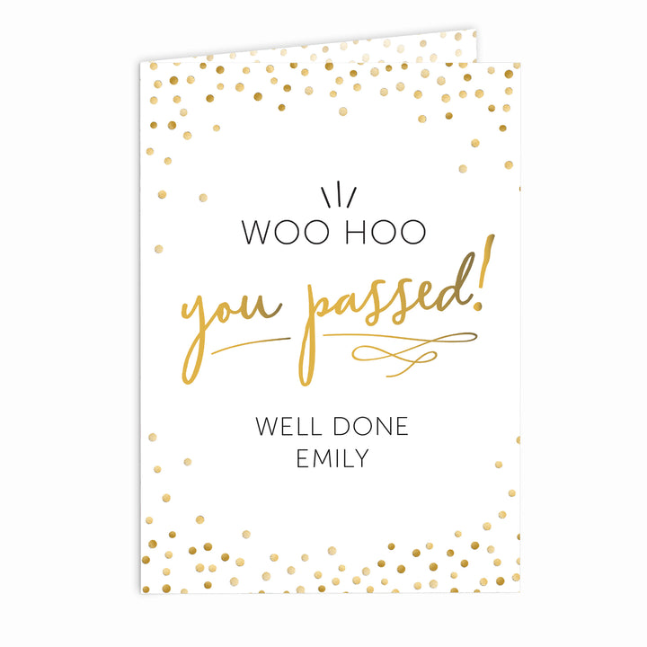 Personalised You Passed! Card - part of the Personalised Cards collection