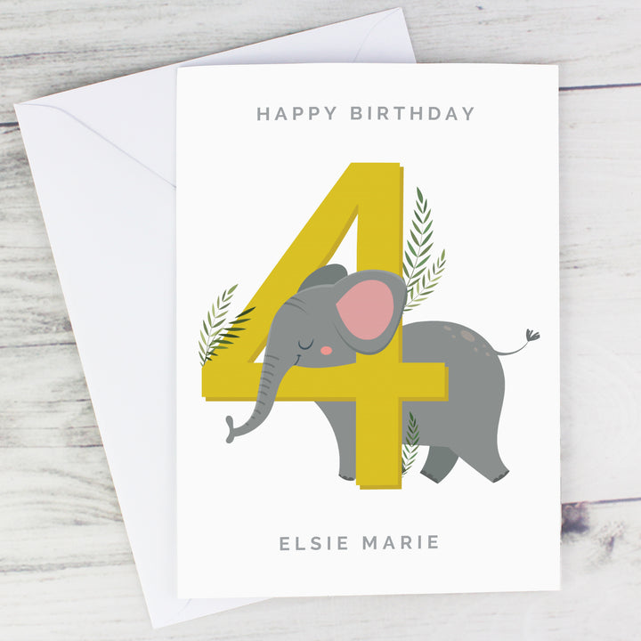 Buy Personalised Animal Birthday Card at www.giftsfinder.co.uk