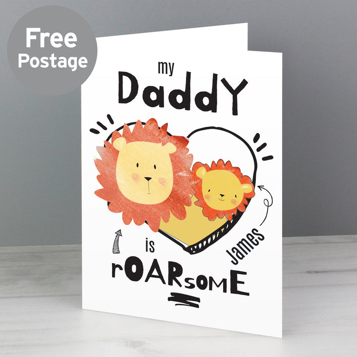 Buy Personalised Roarsome Card at www.giftsfinder.co.uk